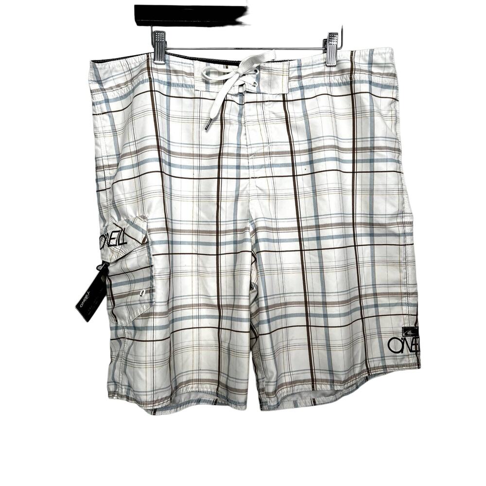 O'Neill Board Shorts Swim Trunks Plaid - 38